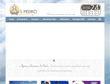 Tablet Screenshot of funerariaspedro.com